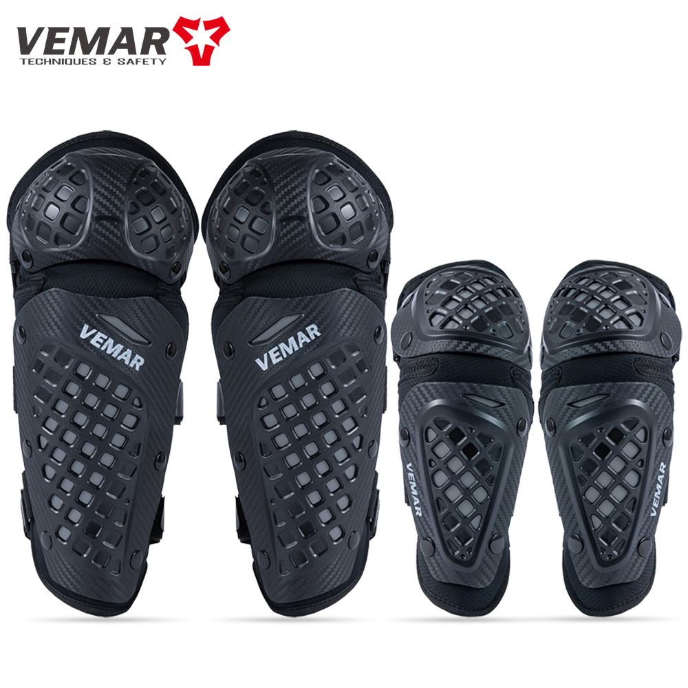 Motorcycle Gear Sale - VEMAR รถจักรยานยนต์ขี่อุปกรณ์ป้องกันเข่าข้อศอก Pads Breathable น้ําหนักเบาเข่า Pads