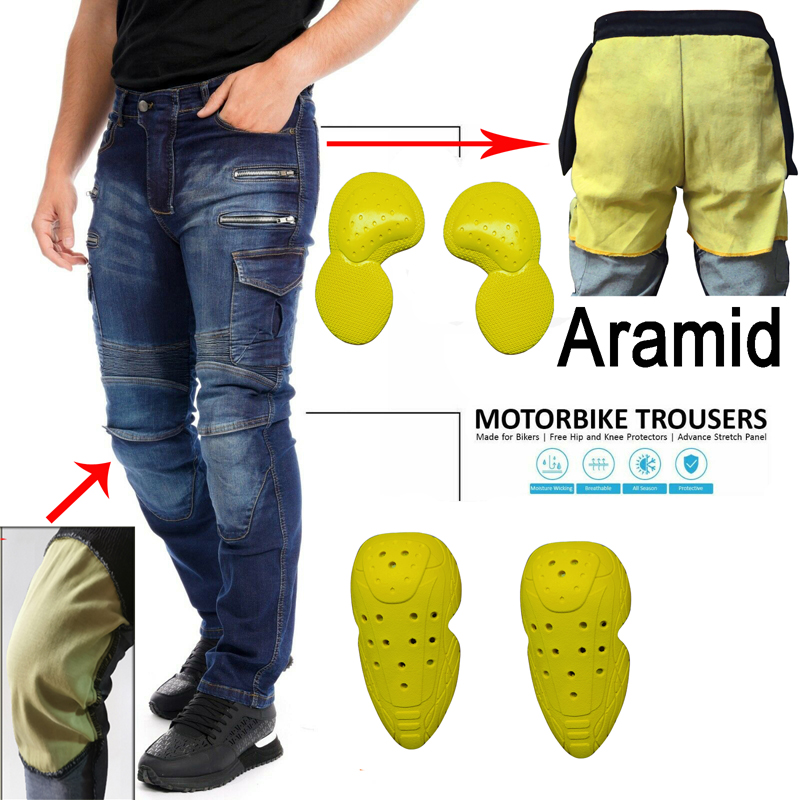Motorcycle Gear Blue - กางเกงมอเตอร์ไซค์สีดำสำหรับผู้ชาย พร้อมซิป อุปกรณ์ป้องกันสีน้ำเงิน กางเกงมอเตอร์ไซค์สำหรับคนรูปร่างใหญ่ กางเกงมอเตอร์ครอส ไซส์