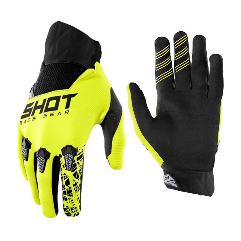 Motorcycle Gear Gloves - ถุงมือปั่นจักรยานเสือภูเขา/เสือหมอบ แบบเต็มนิ้ว ทนทานต่อการสึกหรอ สำหรับปั่นจักรยานออฟโรด/มอเตอร์ไซค์ จำนวน 25