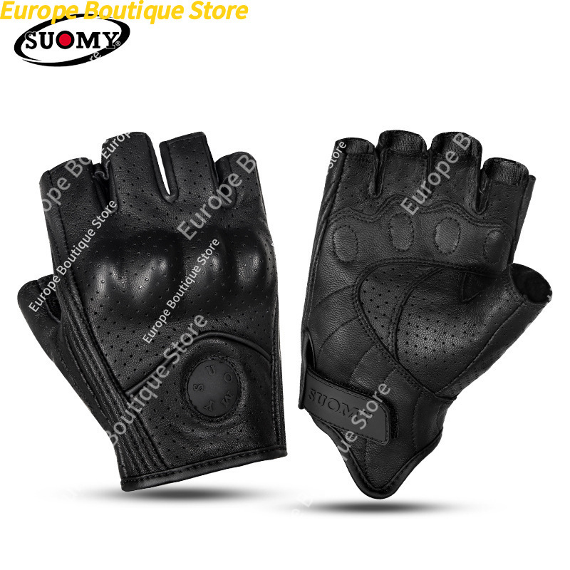 ถุงมือมอเตอร์ไซค์แบบครึ่งนิ้วส - Motorcycle Gear Gloves บทวิจารณ์และราคา