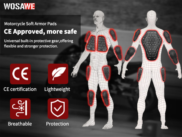 CE ระดับ 1 Moto รถจักรยานยนต์ก - Motorcycle Gear Protection Levels บทวิจารณ์และราคา