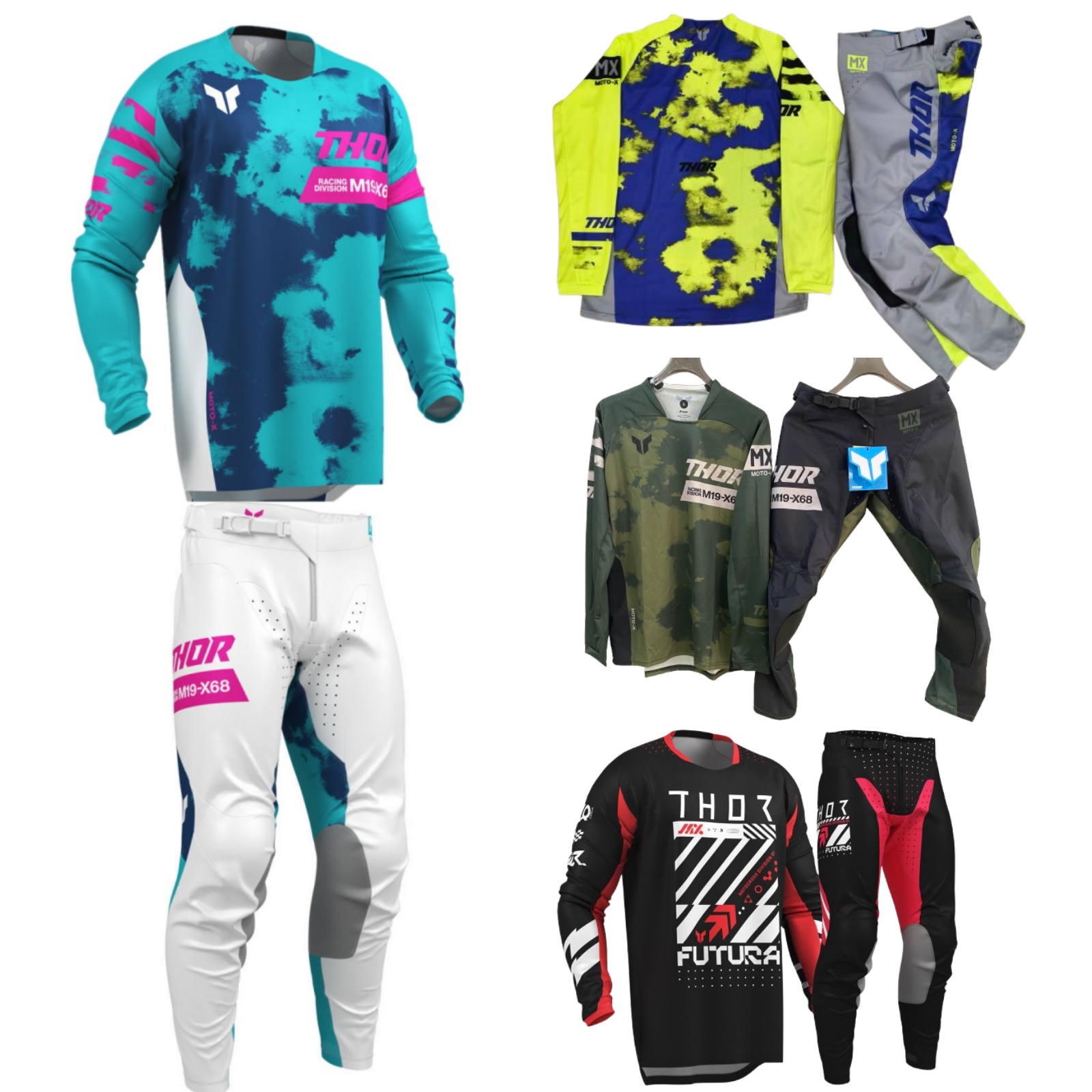 ชุดอุปกรณ์มอเตอร์ครอส ชุดเสื้อ - Motorcycle Gear Sale บทวิจารณ์และราคา