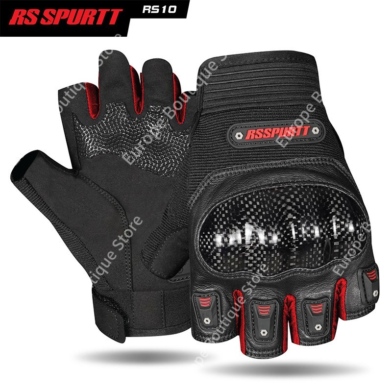 ถุงมือมอเตอร์ไซค์แบบเปิดนิ้วคร - Motorcycle Gear Gloves บทวิจารณ์และราคา