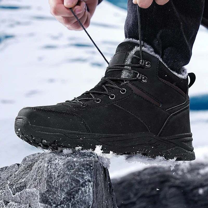 รองเท้าผู้ชาย รองเท้าบุผ้าฝ้าย - Riding Boot Short บทวิจารณ์และราคา