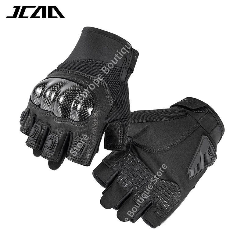 ถุงมือครึ่งนิ้วคาร์บอนไฟเบอร์ร - Motorcycle Gear Gloves บทวิจารณ์และราคา