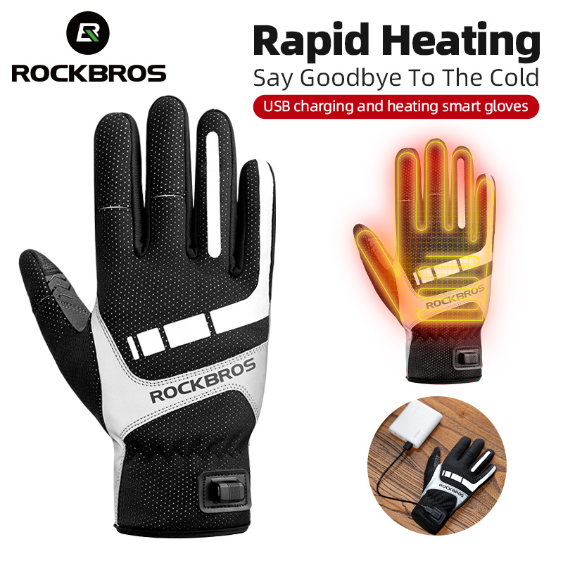 ROCKBROS ถุงมือฤดูหนาวอุ่นถุงม - Motorcycle Gear Gloves บทวิจารณ์และราคา