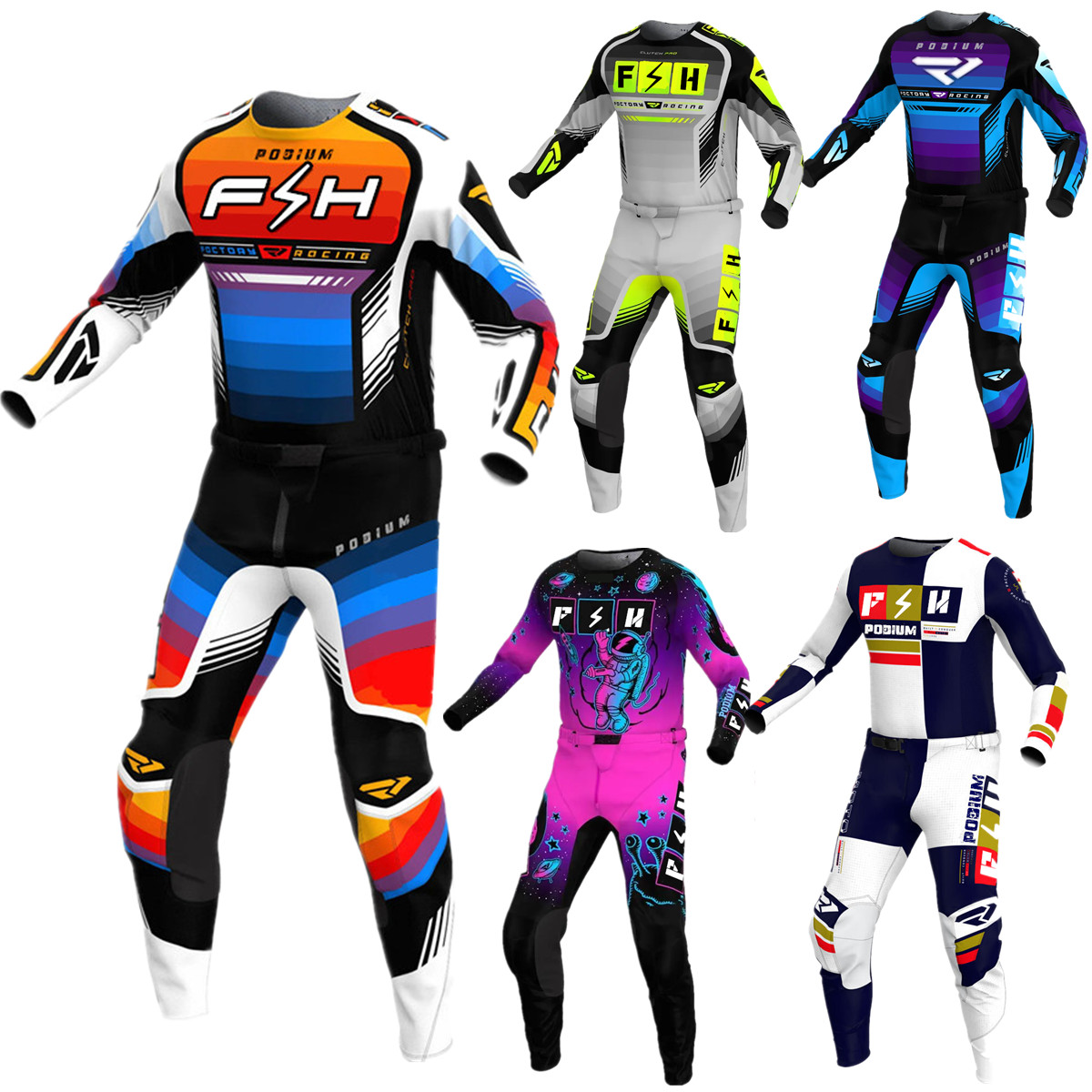 2024 FH Jersey Set MX Gear Set - Motorcycle Gear Sale บทวิจารณ์และราคา