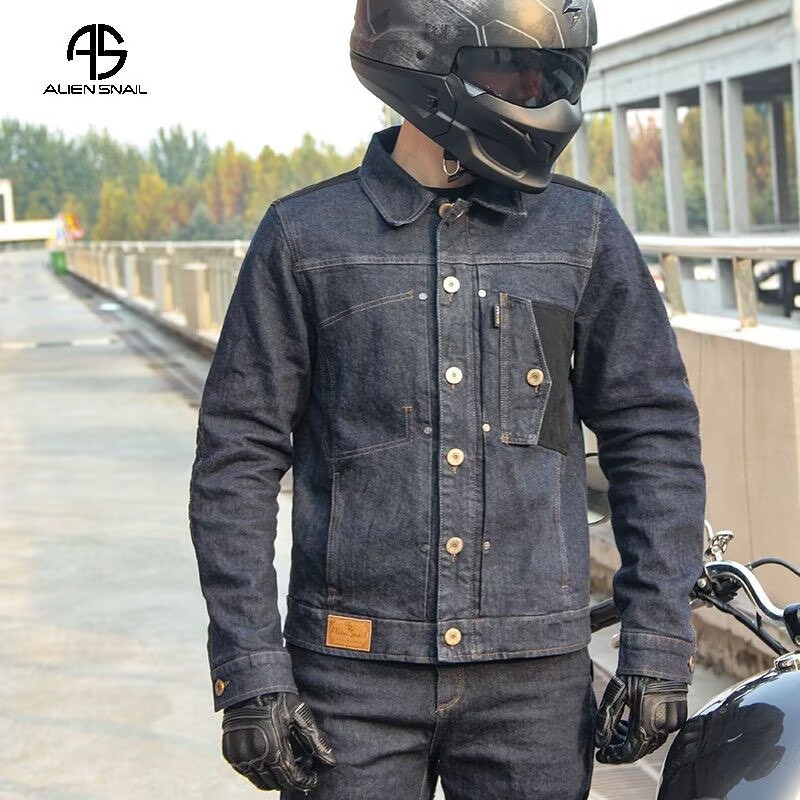 กางเกงยีนส์มอเตอร์ไซค์สไตล์เรโ - Motorcycle Gear Blue บทวิจารณ์และราคา