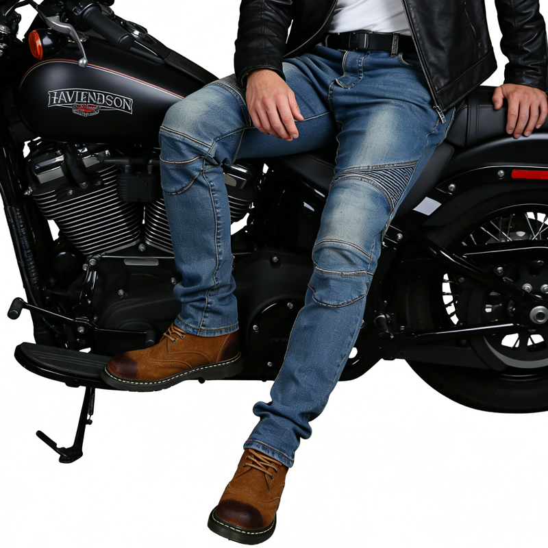 กางเกงยีนส์สำหรับขี่มอเตอร์ไซค - Motorcycle Gear Blue บทวิจารณ์และราคา